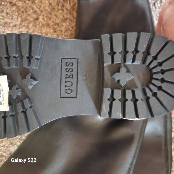 Guess "Jellio" Black Over the Knee boots. NIB. Size 5 - Picture 11 of 11